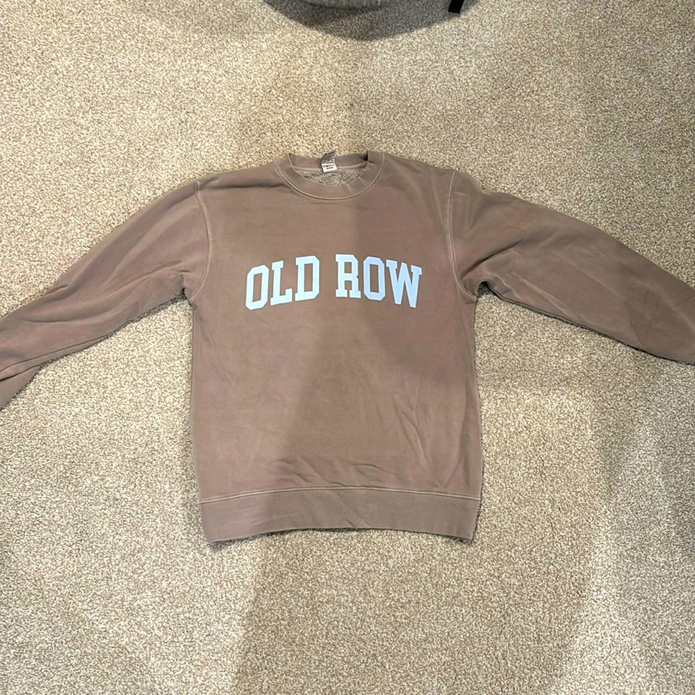 NWOT/Only worn once/Old Row/Crewneck/Brown